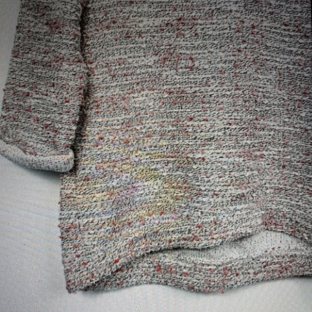 SWEATER H&M MULTICOLORED SCOOPNECK SWEATER S - Picture 2 of 6